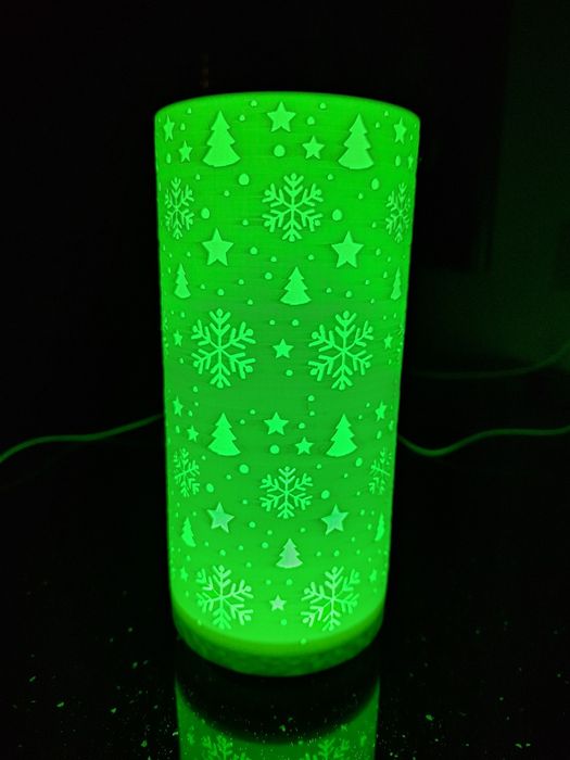 Коледна нощна лампа