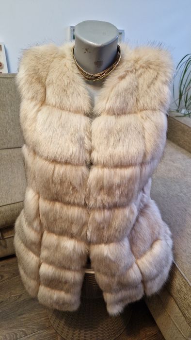Vesta blană artificiala mas. L