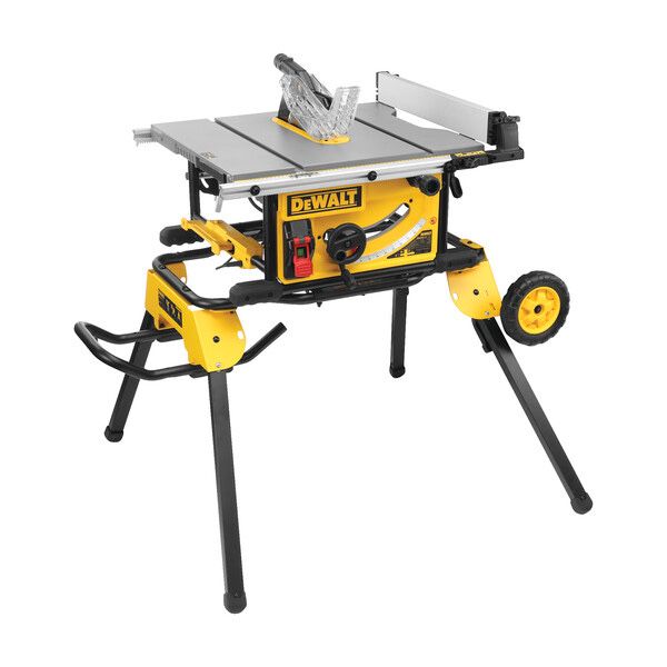 Настолен циркуляр с плот DeWALT DWE7492 + Преносима Работна Маса