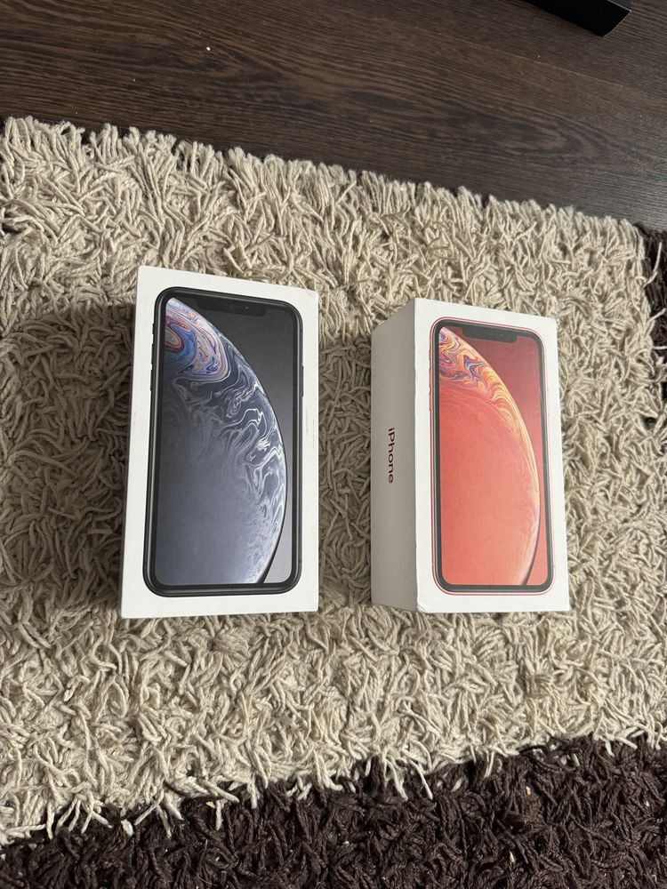 Vand cutie iPhone XR 64gb black/128gb coral [poze reale