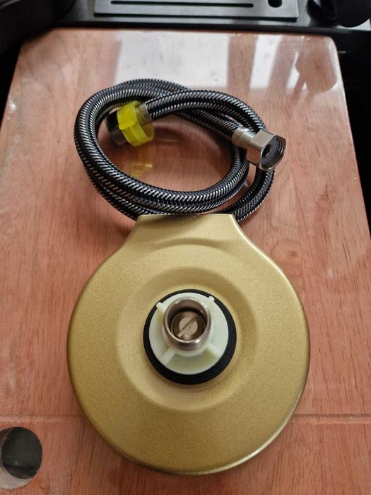 Spalator pahar pentru chiuvete bucatarie gold rose/crom/gold/negru