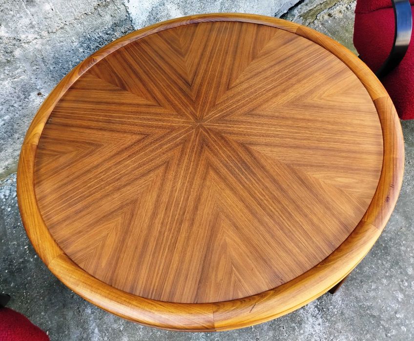 Masuta veche din lemn de tec, stil Mid Century Modern, Austria/Masa