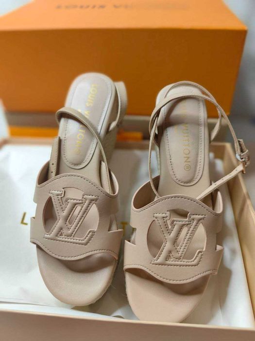 Дамски Сандали с висока платформа LV LOUIS VUITTON Обувки
