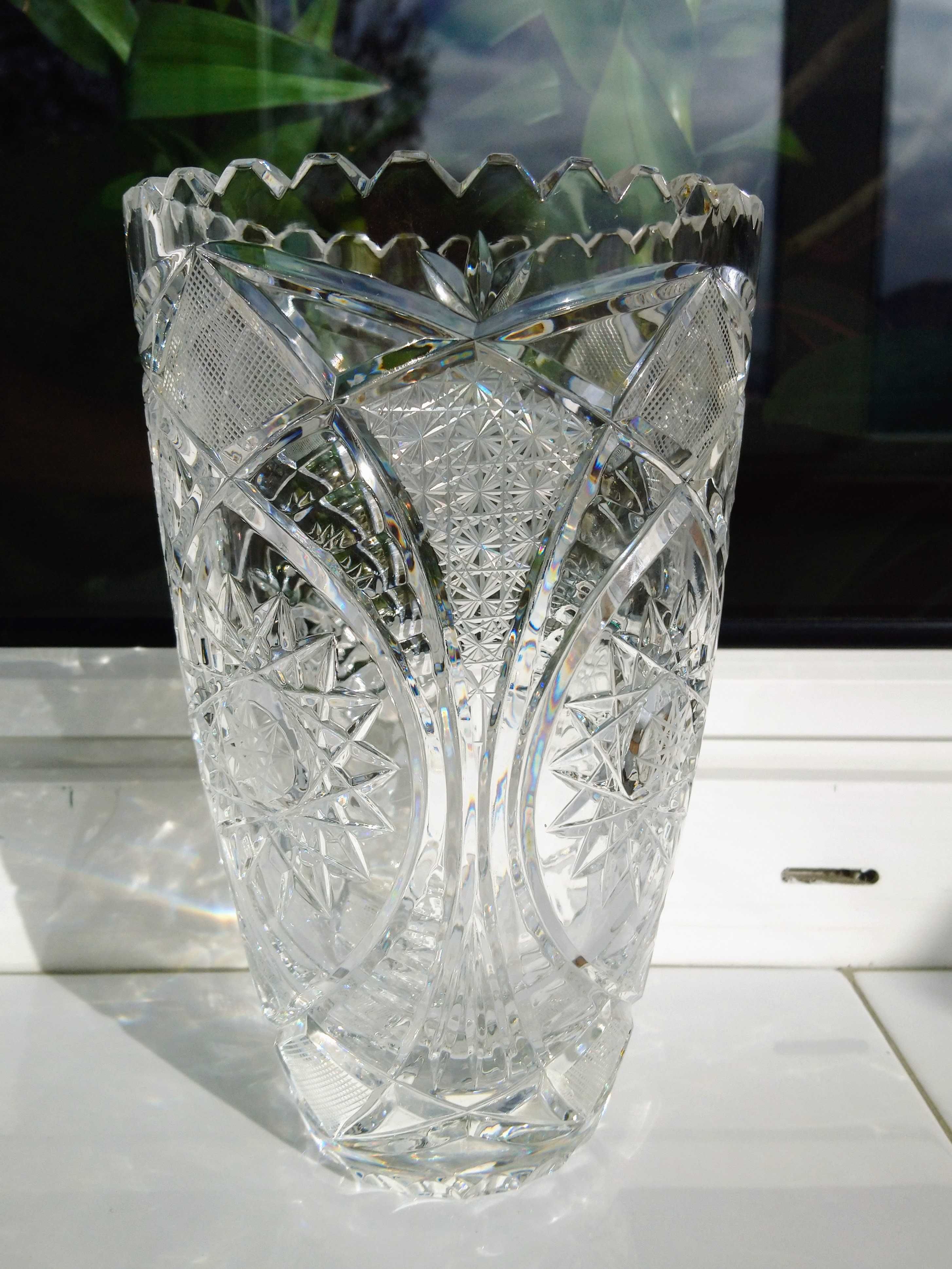 Vaza de cristal de 20 cm
