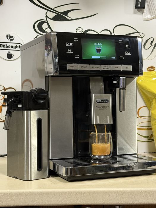 Кафемашина кафе автомат delonghi Primadonna Exclusive с гаранция