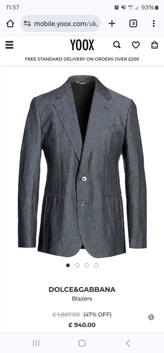 Sacou Dolce & Gabbana