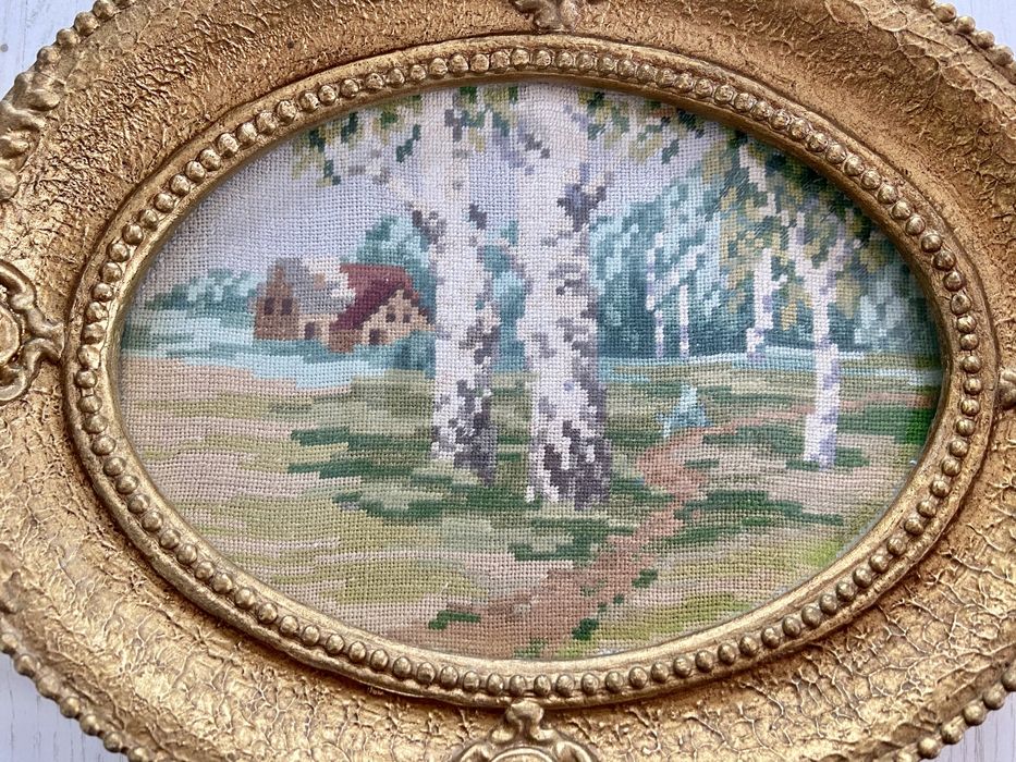 Гоблен Зима, Брези, есен