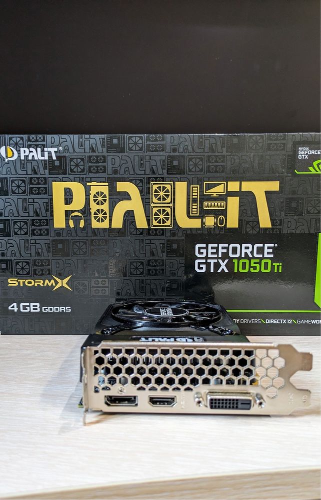 GTX 1050ti 4gb stormx palit