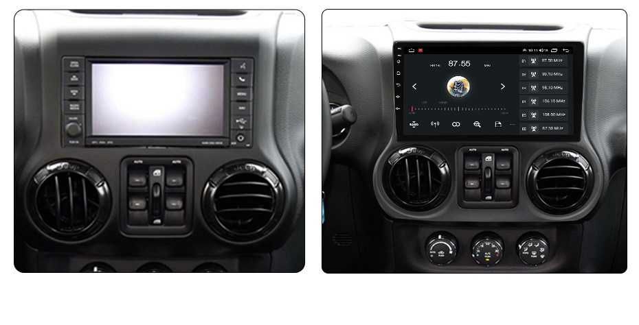 Navigatie Jeep Wrangler 2011 - 2018 Android Garantie 2GB 4GB 8GB RAM