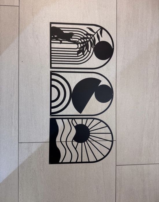 Panouri metalice decor set 3 buc