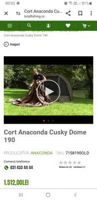 Vând cort Anaconda