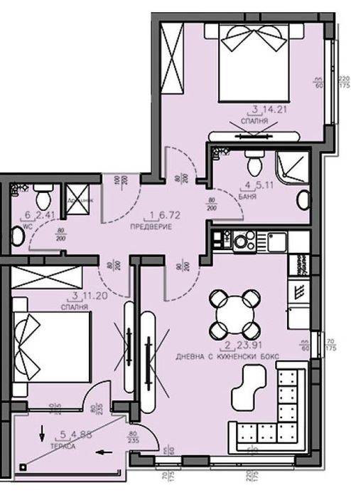 Продава се Тристаен апартамент в София, Малинова долина - 100 кв.м за 2200 €/кв.м - Снимка #11