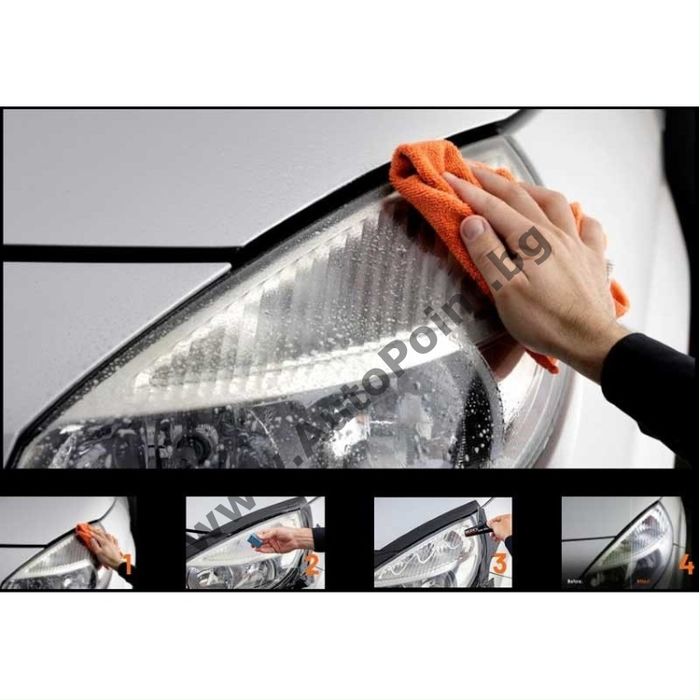 Комплект за полиране на фарове Quixx Headlight Restoration Kit, 10 ча