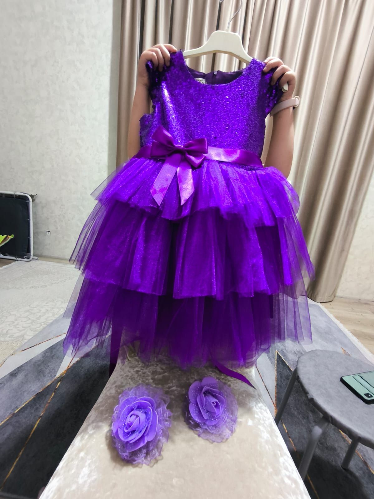 Платье для девочек 6-7 лет