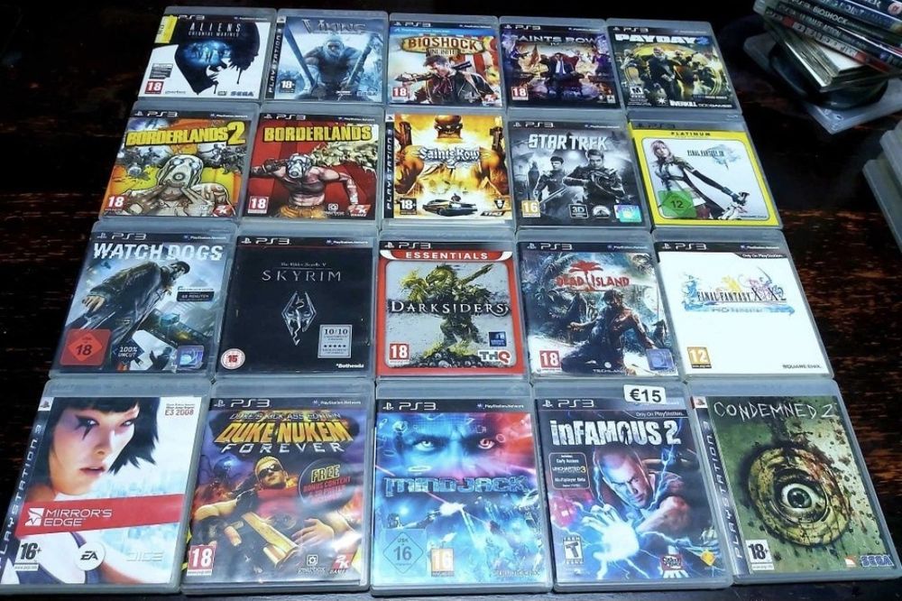 Diablo/Sleeping dogs/Mafia2/Payday2/Last of US colecție games PS3
