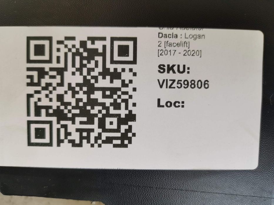 Grila Radiator Dacia  Logan 2 [facelift] 2017 2018 2019 2020 Originala