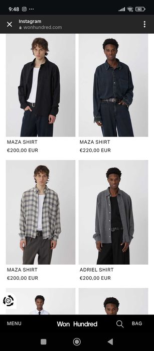 Designer / High-end / Luxury Mens longsleeve shirts !