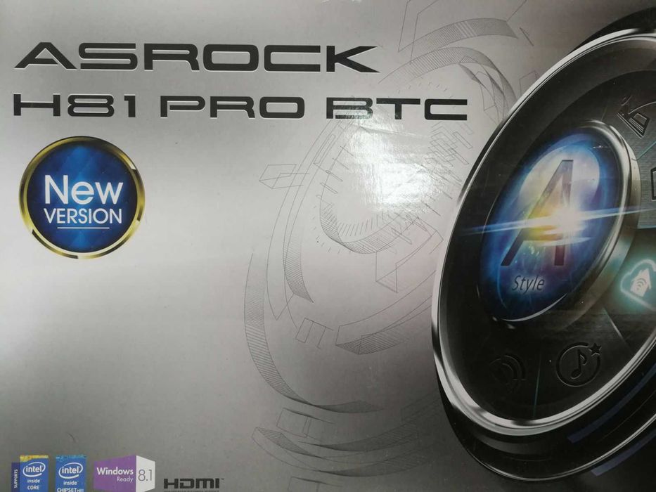 Дъно, Процесор и Рам - ASROCK h81 Pro + Celeron G1820 + 8Gb Ram