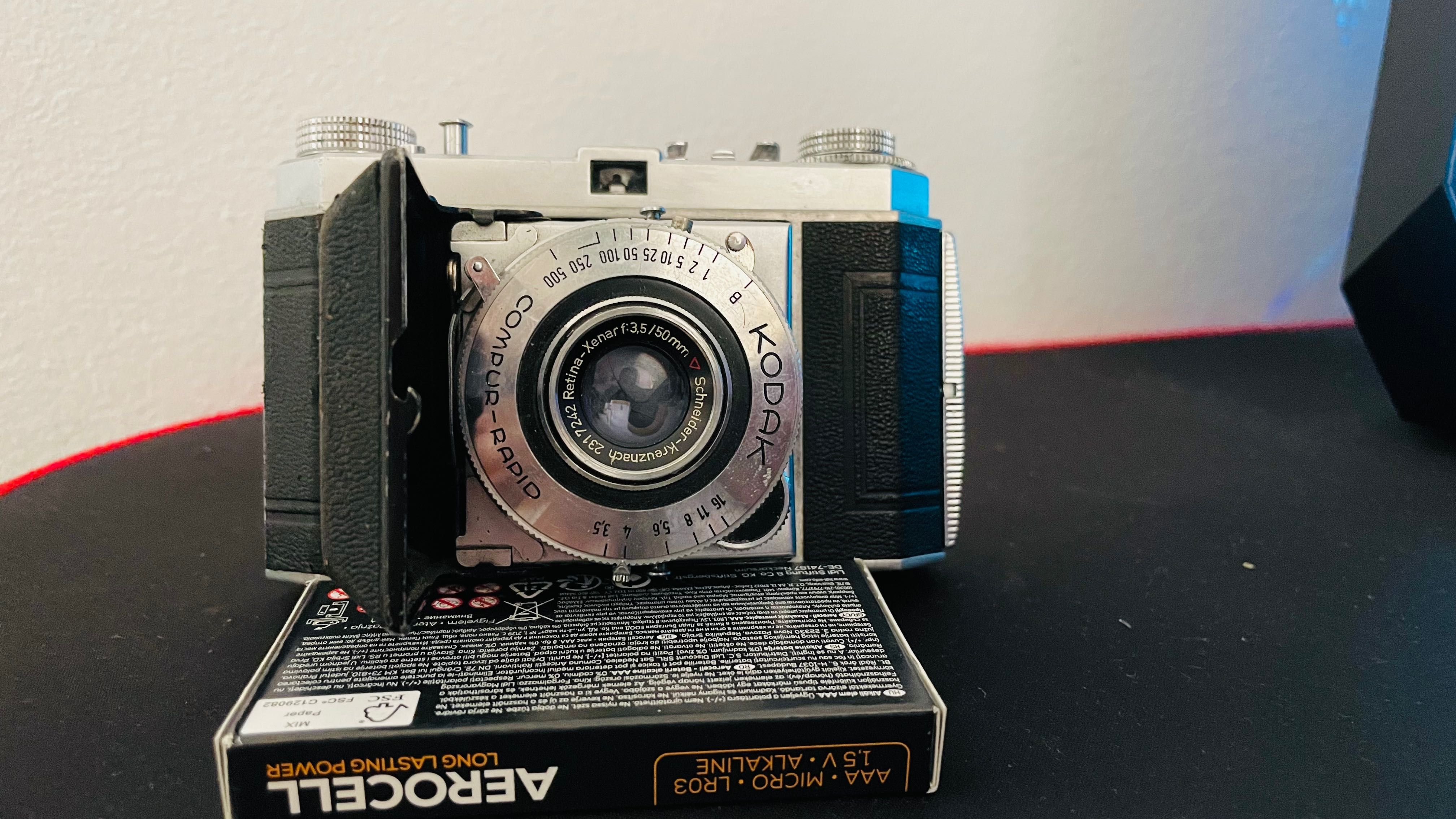 Kodak Retina Xenar 50mm aparat fotografiat vintage