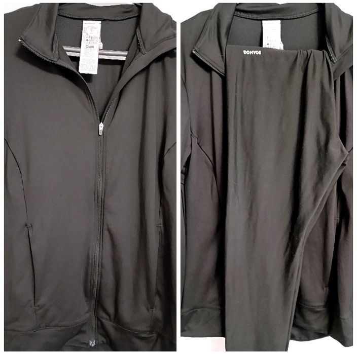 Черен спортен екип