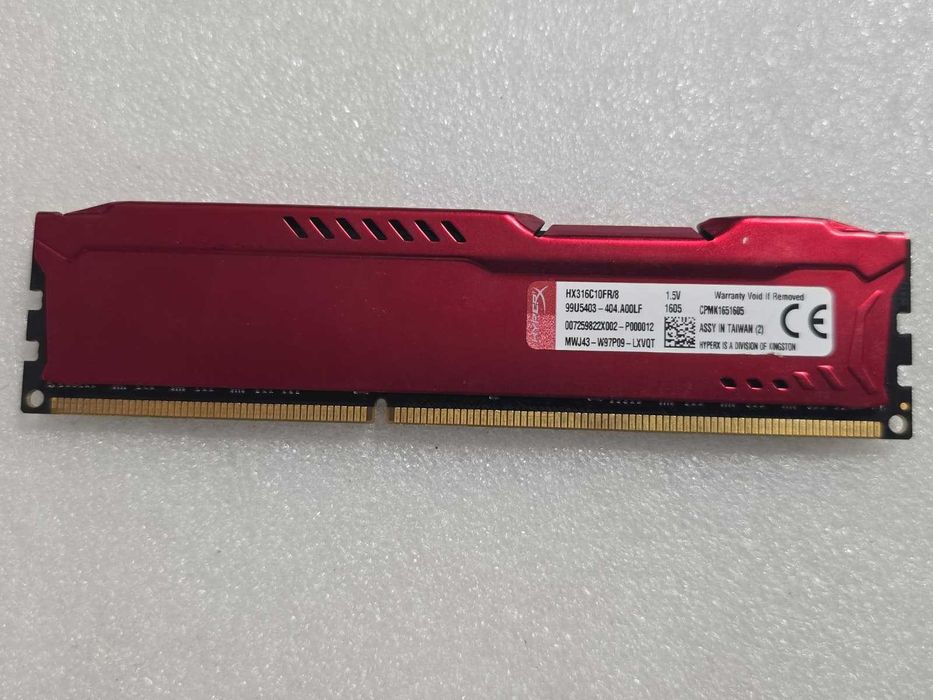 Memorie RAM desktop Kingston HyperX FURY 8GB DDR3 1600MHz HX316C10FR/8