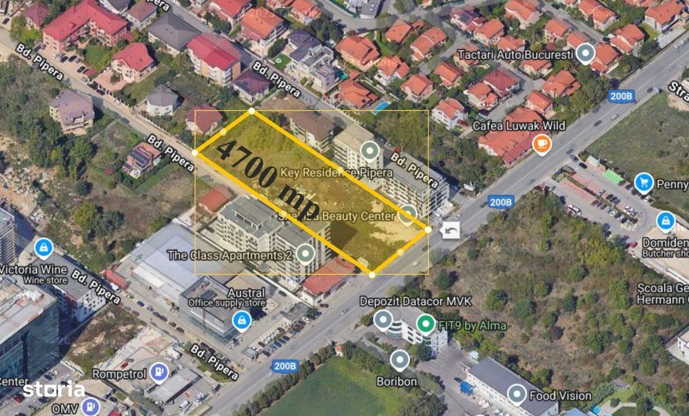 Teren Excepțional de 4.700 mp în Pipera – PUZ pre-aprobat,