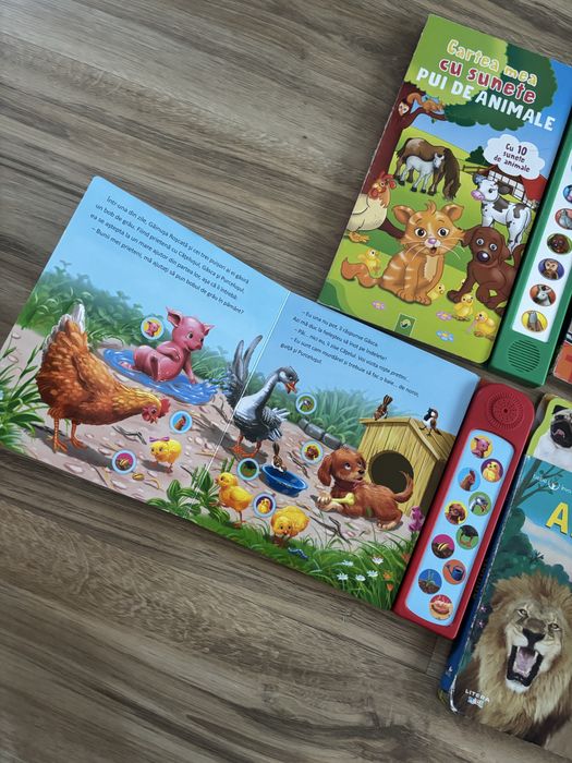 Carti cu sunete / carti copii sunete animale