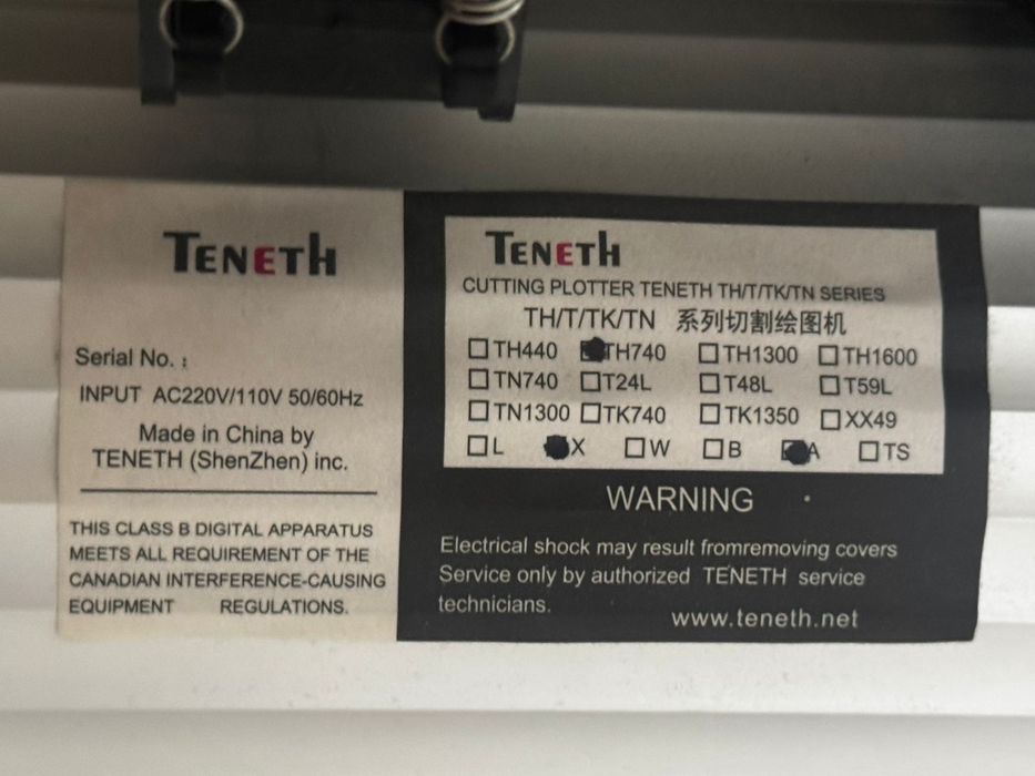 Режущий плоттер сатылады Teneth 740. Жағдайы жақсы