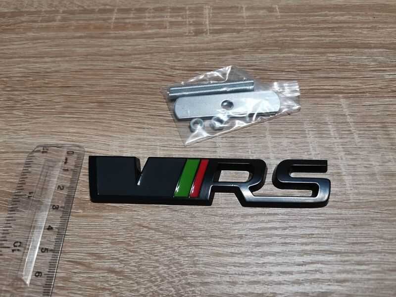 Skoda VRS надпис за решетка черен