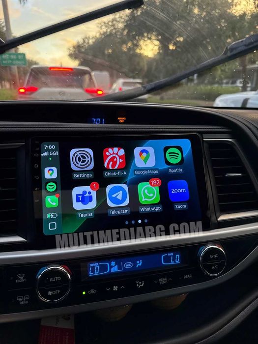 Toyota Highlander 2014-2019 Мултимедия Навигация Android