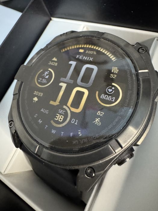 Garmin fenix 8 51 mm , sapphire, carbon grey DLC, titanium
