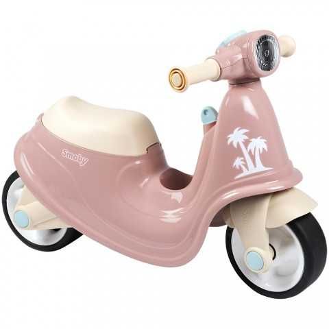 Scuter Smoby Scooter Ride-On pentru copii albastru/ROZ