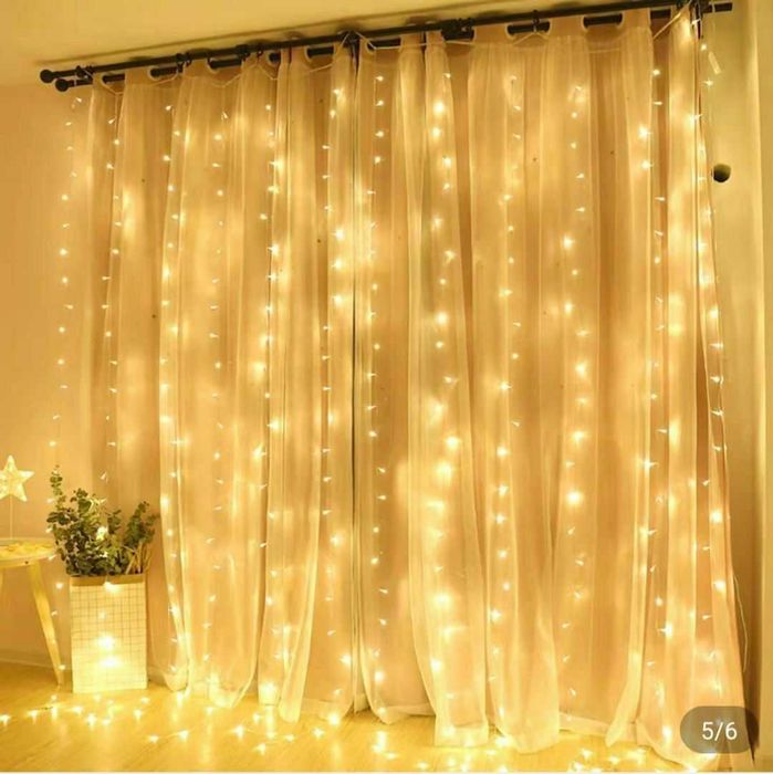 Гирлянда занавес светодиодная 3х3