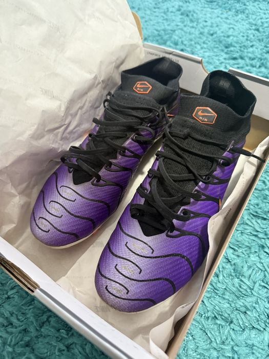 Nike Mercurial Superfly 9 FG Kylian Mbappe Air Max Plus Voltage Purple