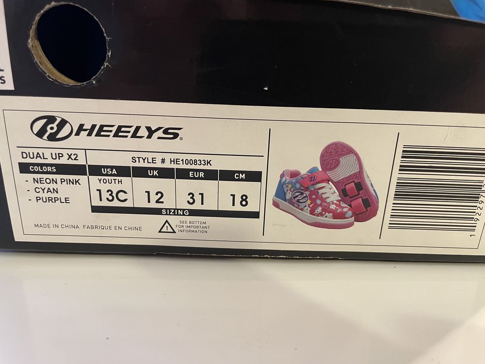 Pantofi sport / Adidasi cu role Heelys fete marimea 31