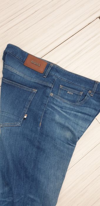 Hugo Boss Delano Slim Fit  Candiani Denim / 33/32 ОРИГИНАЛ Мъжки Дънки