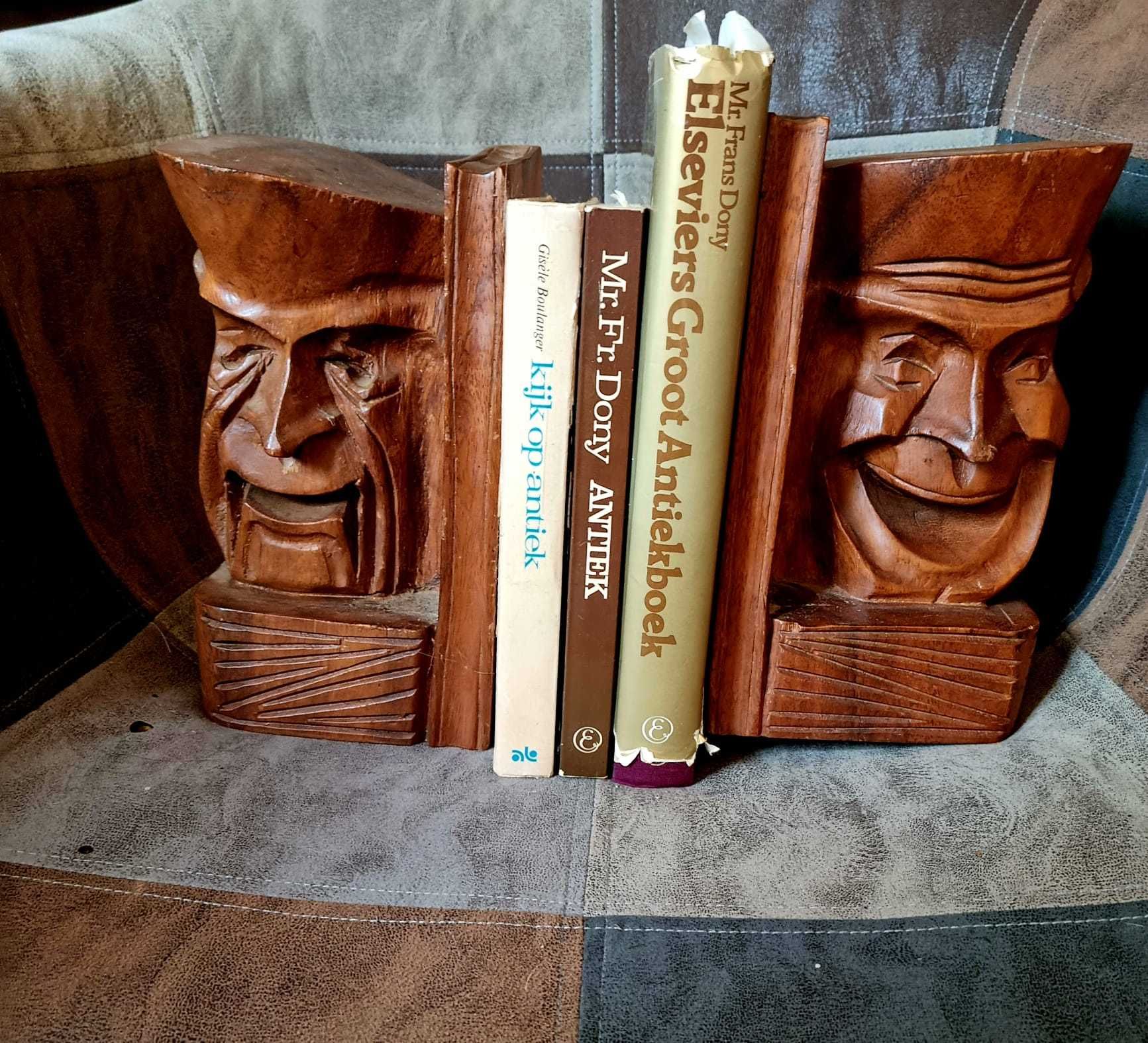 Книгоразделители 2 бр. Масивно дърво, Холандия.