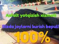 Asfalt yotqizish xizmati 100% kafolat