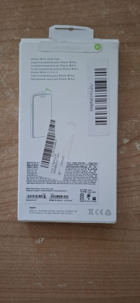 Husă iPhone 15 pro, 15 pro max  originala  nouă