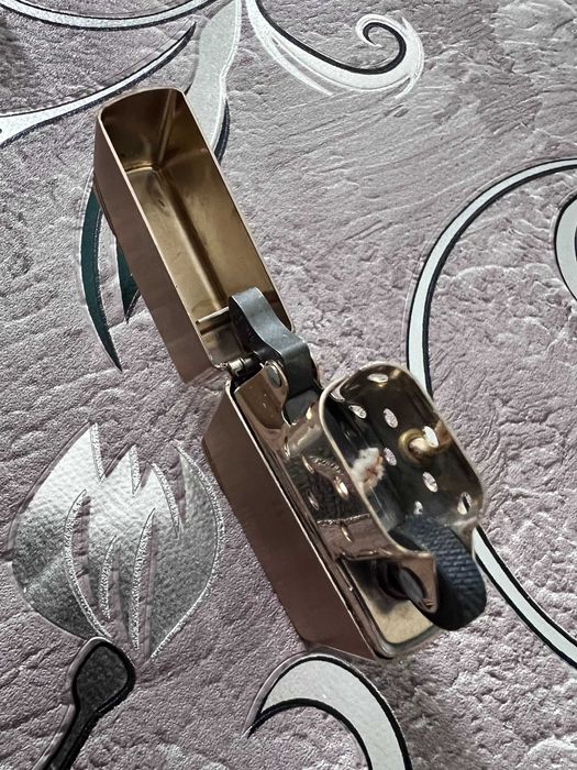 Запалка Zippo Vintage - Brushed Brass, Gold