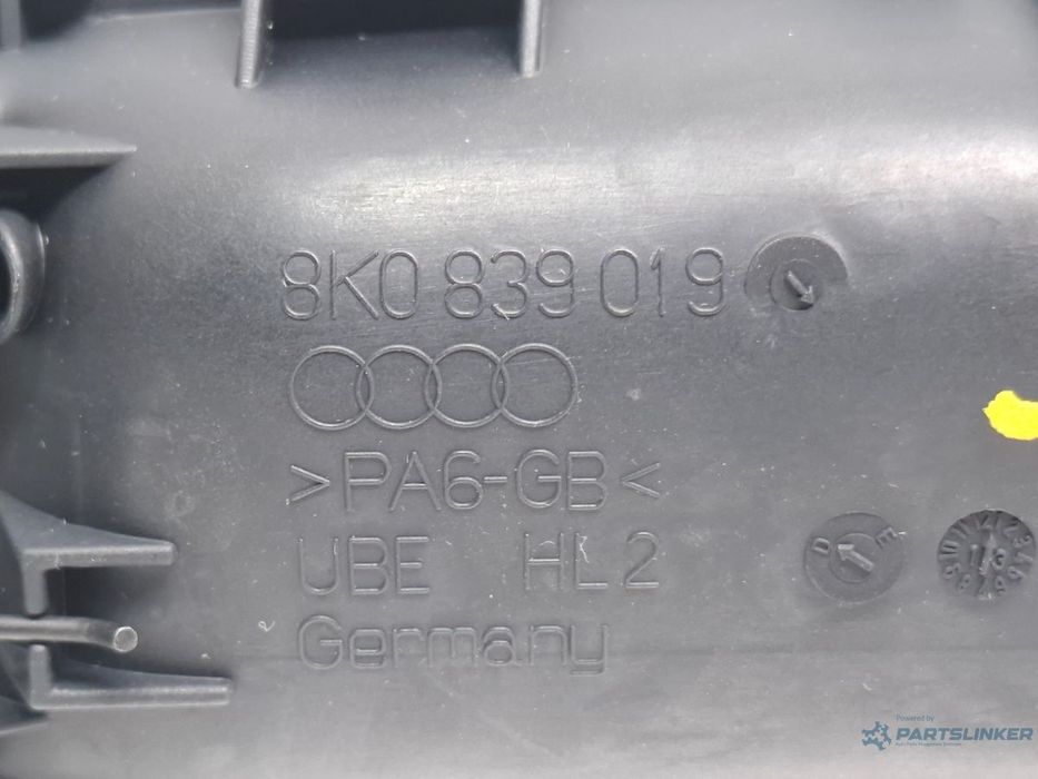 Maner interior usa stanga spate AUDI A4 IV 8K2, B8 2007 - 2015 TDI CAGB, CJCB, CSUB 8K0839019