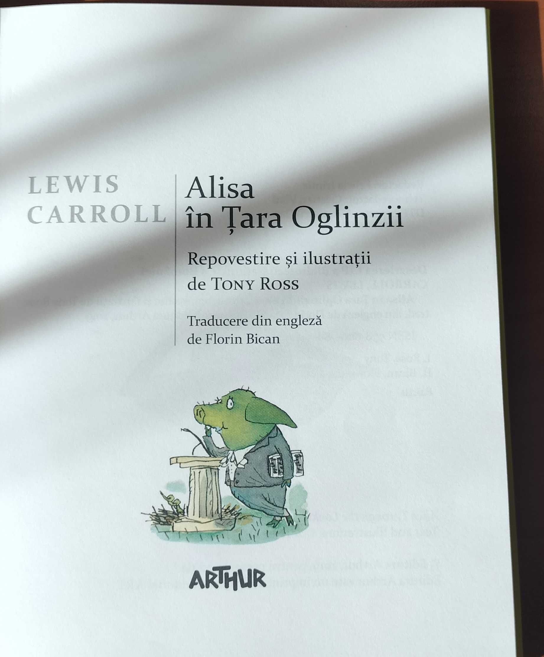 Alisa in Țara Oglinzii de Lewis Carroll