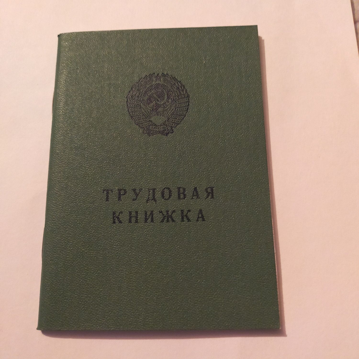 Трудовая книжка-1974г.