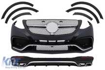 Pachet Exterior Complet compatibil cu Mercedes GLE W166 SUV (2015-2018)