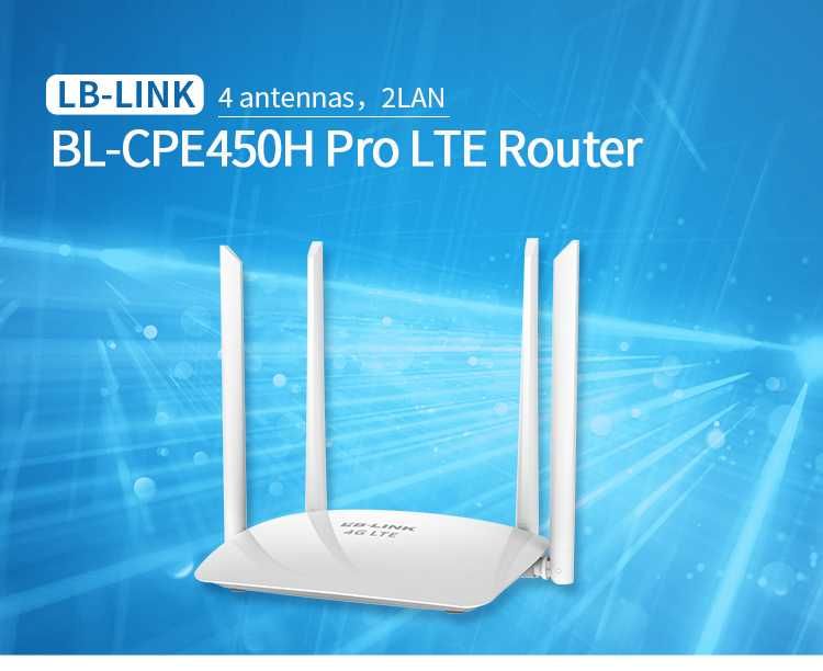 SIM карта Wi-Fi роутер 4G LTE Wi Fi LB-Link BL-CPE450H