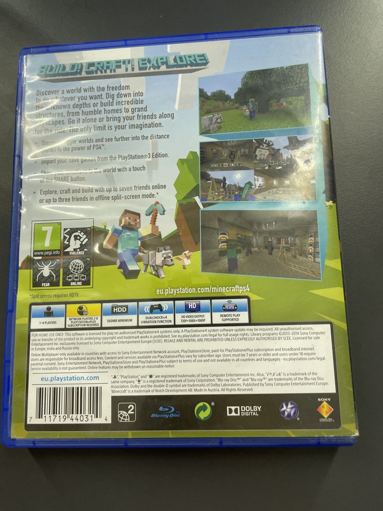 Minecraft PS4 Mojang