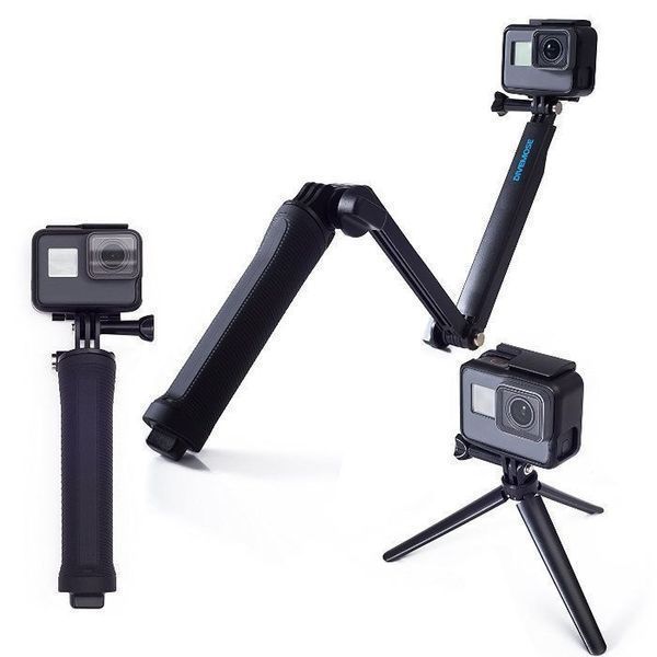Мултифункционален сгъваем 3 way монопод за GoPro Hero