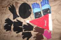 Зимни ръкавици, шапки и колани