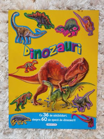Carte cu abțibilduri Dinozauri