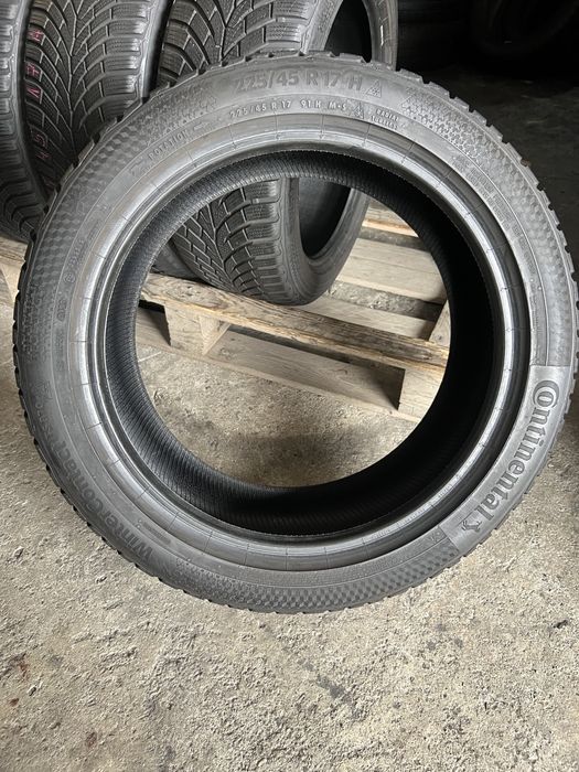 4 anvelope de iarna 225/45/17 Continental 8 mm DOT 2023!